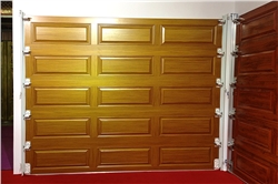 鑫广大铝合金仿木纹车库门