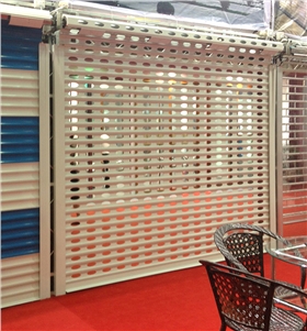 鑫广大单层冲孔卷闸门