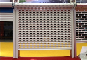 鑫广大单层冲孔卷闸门