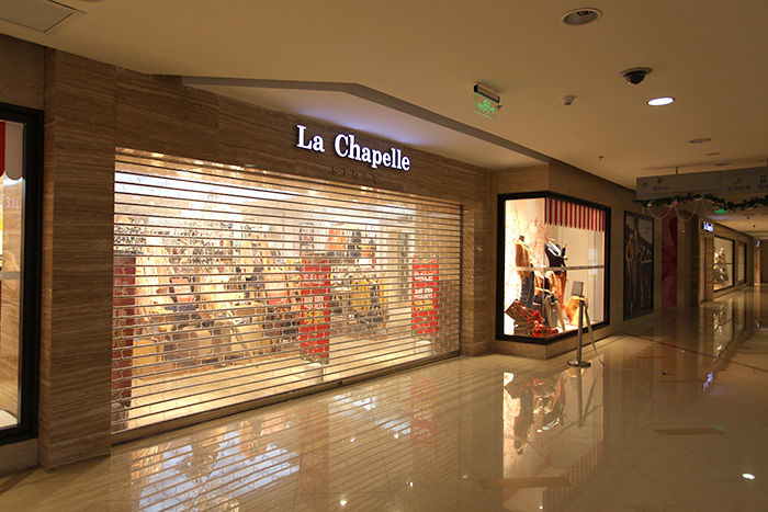 鑫广大不锈钢水晶卷闸门