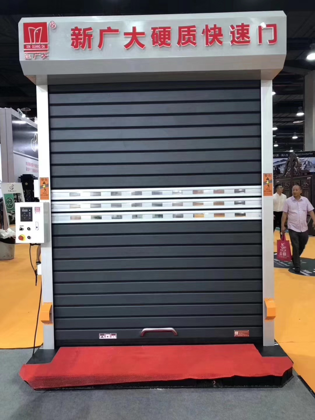 佛山厂家批发滚筒式硬质快速门 高速开启快速工业门 快速卷帘门