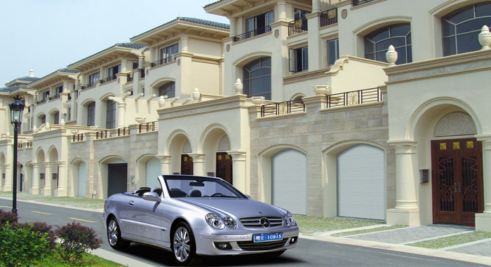 鑫广大彩钢别墅门 翻板车库门