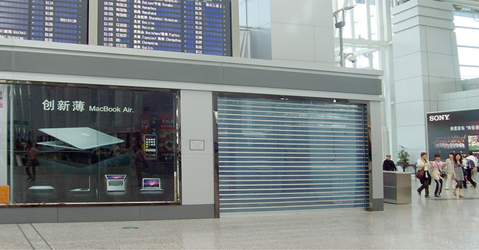 鑫广大铝合金水晶卷闸门